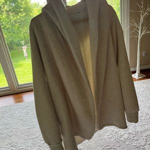Gap sherpa lined hooded cardigan